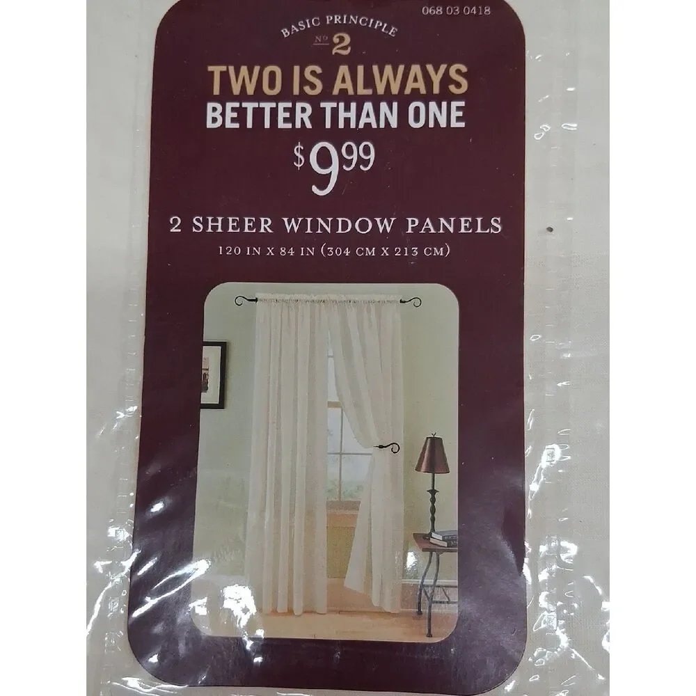 Sheer Window Panels (120